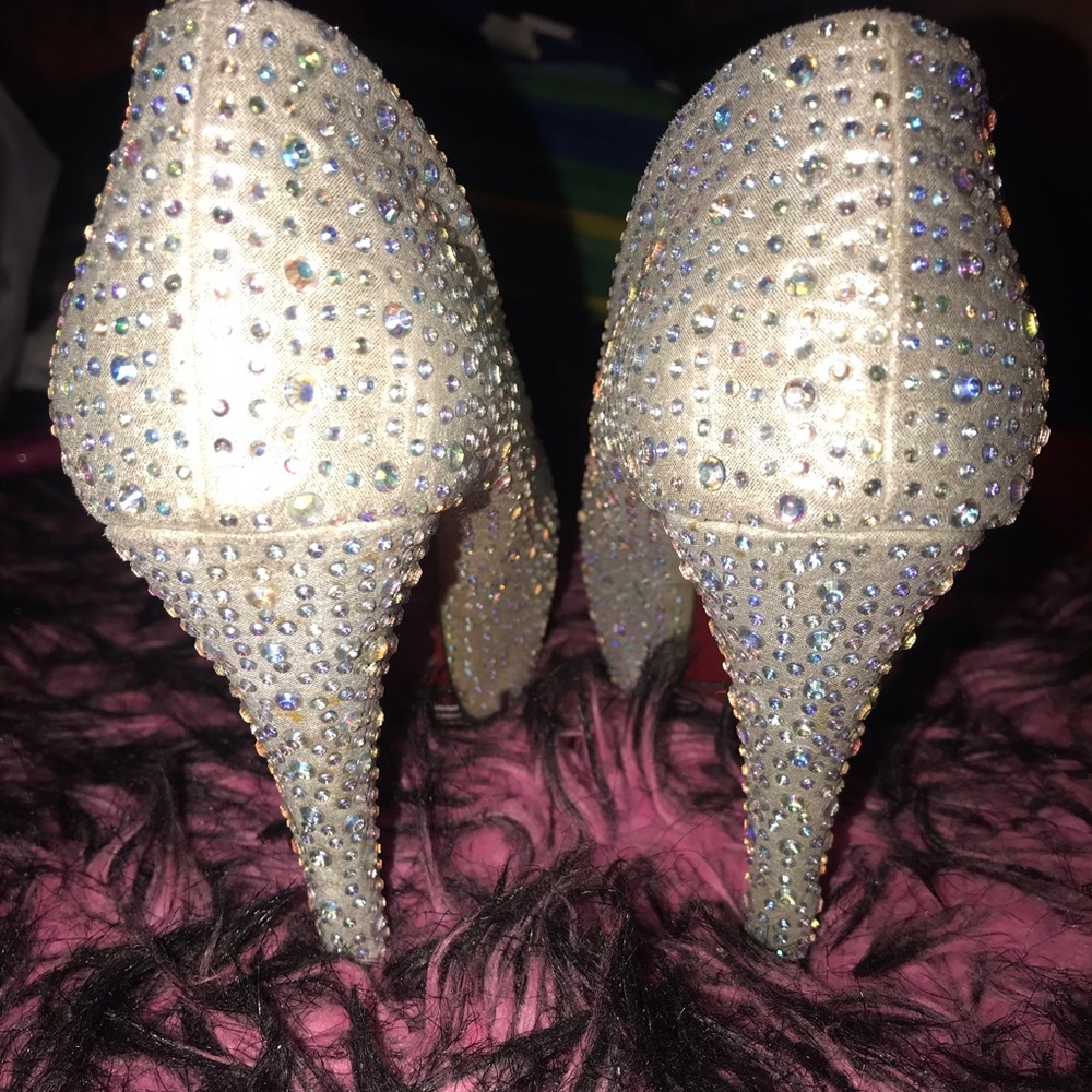 Rhinestone heels